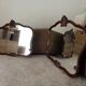 Pair of large antique Rococo style Louis XV mirrors in carved solid wood.