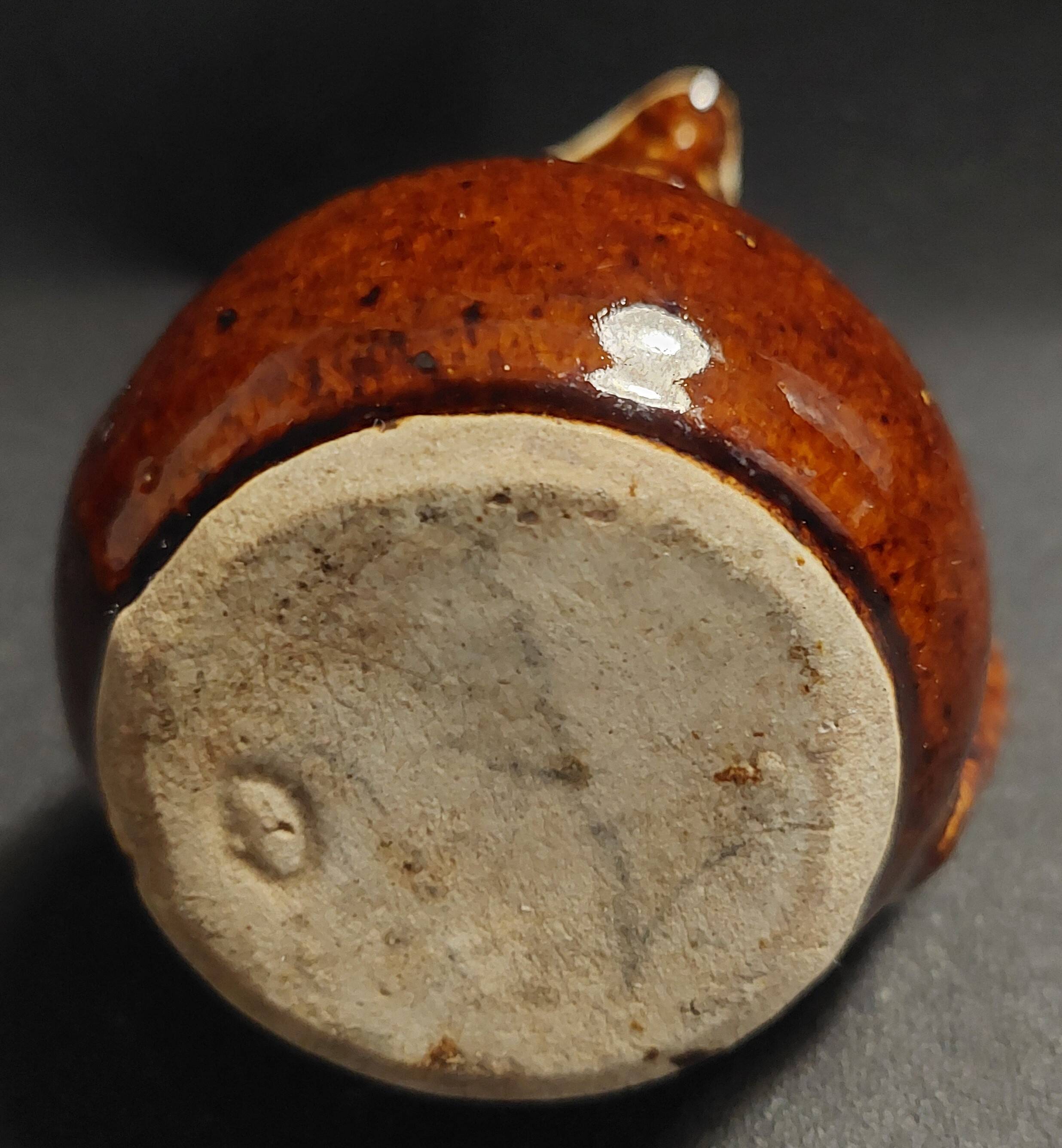 Early 20th century glazed stoneware cream pot