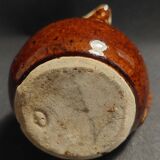 Pot à crème grès vernissé début XXème