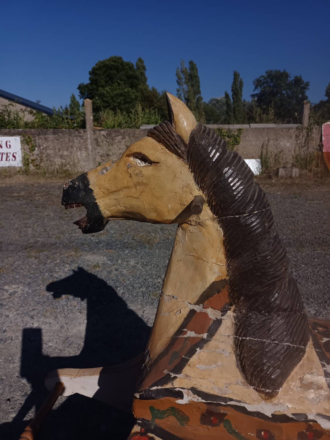 Antique rocking horse