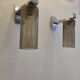 Pair of chrome wall lights 60/70