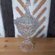 Large glass candy box