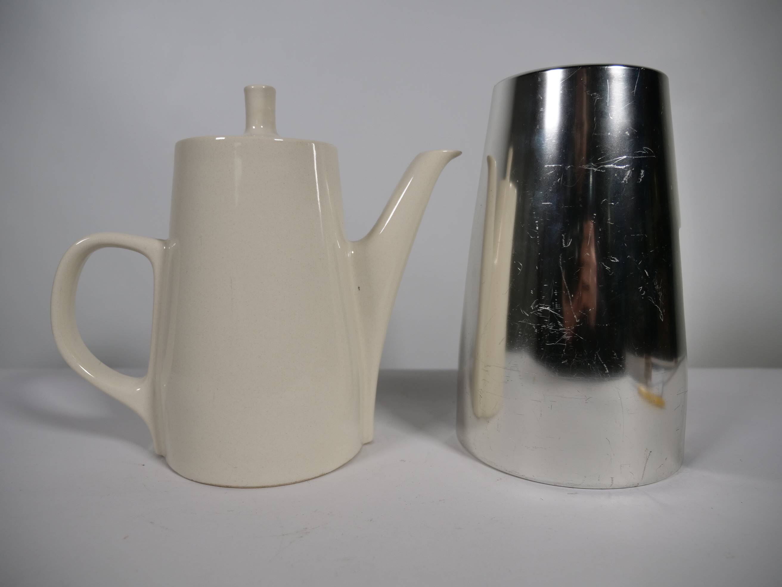 Mid-Century Ceramic Thermos Coffee Maker & Tea Pot from Mellitta, 1960s