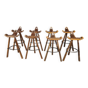 tabourets de bar brutalistes