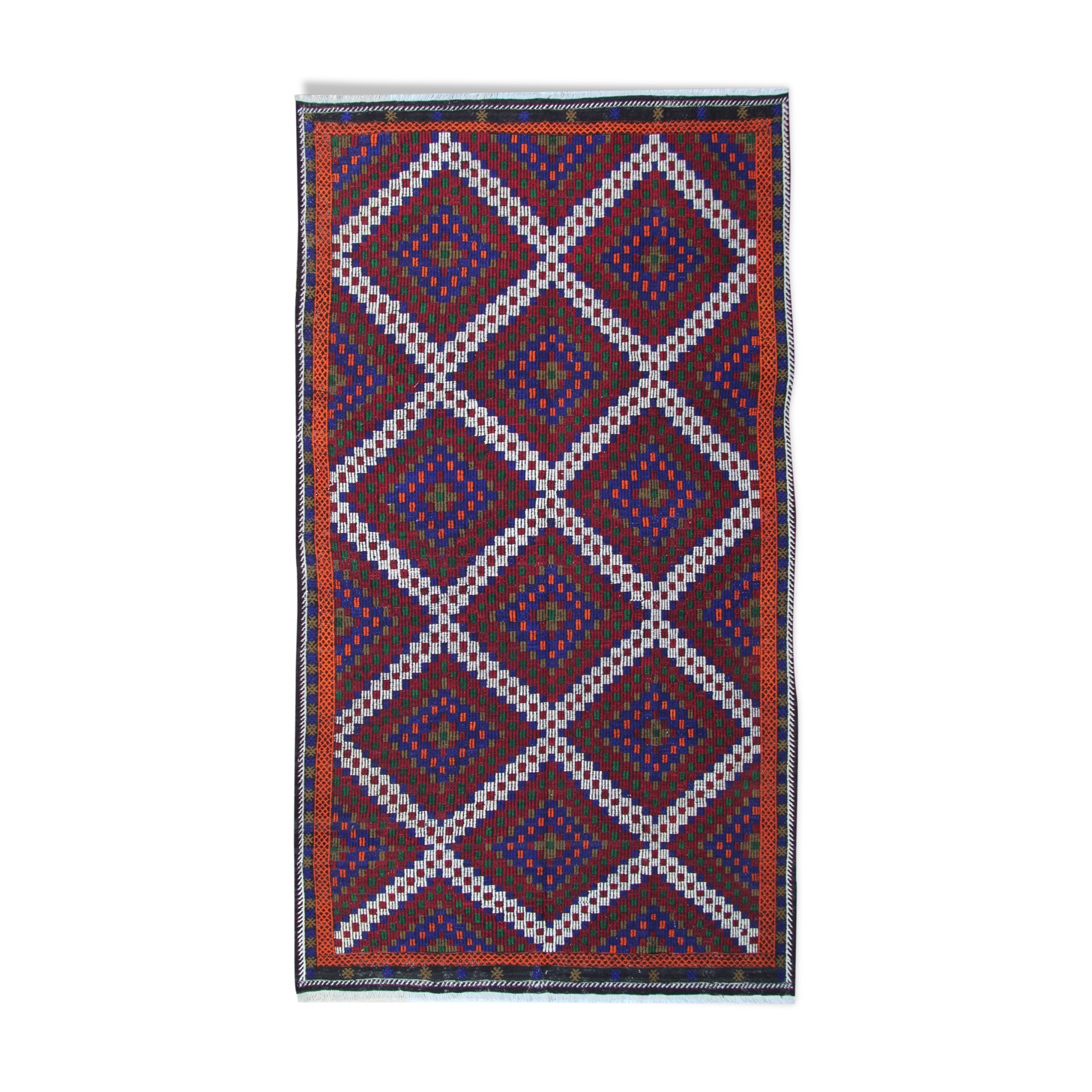 Handwoven Vintage Persian Kilim Rug 174x314cm