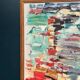 Swedish Oil on Canvas“Abstract Composition” by Klas Engman– Vintage &Framed