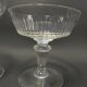 Service dépareillé de 6 coupes à champagne