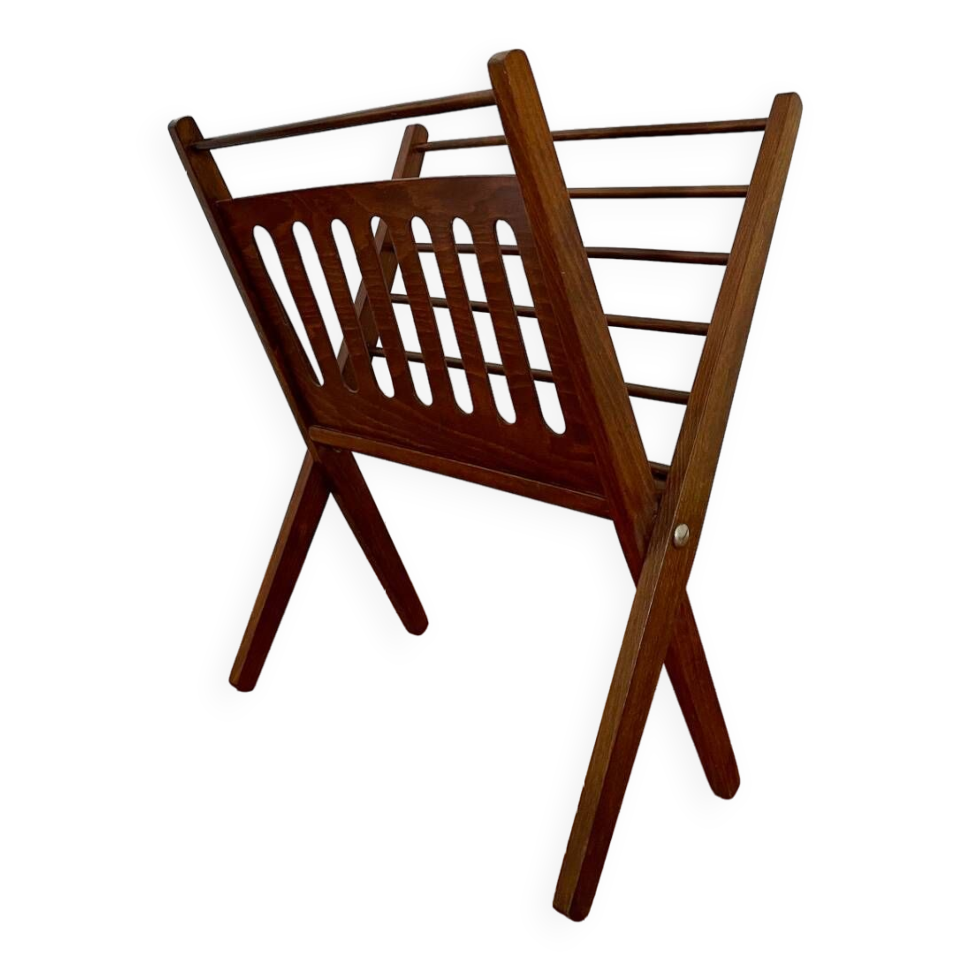 Scandinavian vintage magazine rack