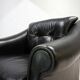 Fauteuil Art Déco en cuir, France 1960