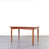 Mid-Century Danish Teak Extendable Dining Table, 1960s.