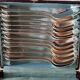 Lot of 12 dessert silver metal spoon