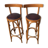 Paire de tabourets de bar