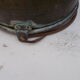 Copper cauldron, planter