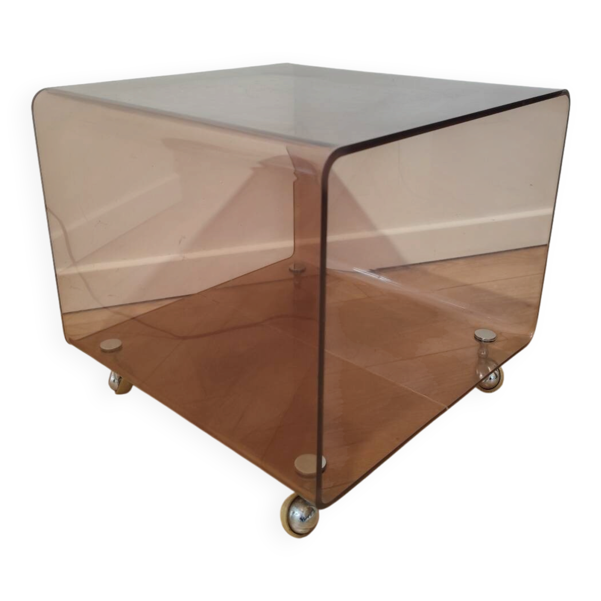 Acrylic side table