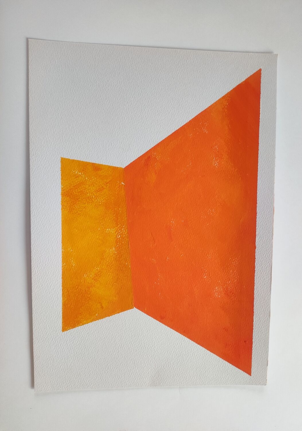 Minimalist geometric painting