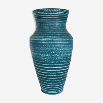 Vase en céramique vintage Accolay série "Gauloise" vers 1960