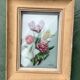 Fixed painting under glass signed H.Garnier
