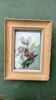 Fixed painting under glass signed H.Garnier