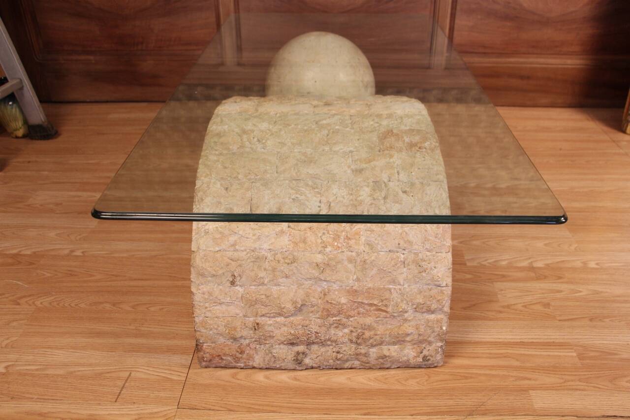 Mactan Stone Coffee Table By Magnussen Ponte, 1980s