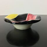 Empty cut ceramic pocket, ashtray