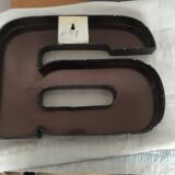 Letter a. of vintage sign