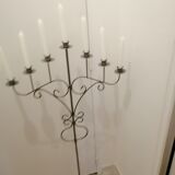 Forged iron candelabrum