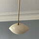 Brass ceiling lamp, Italy, 1950s