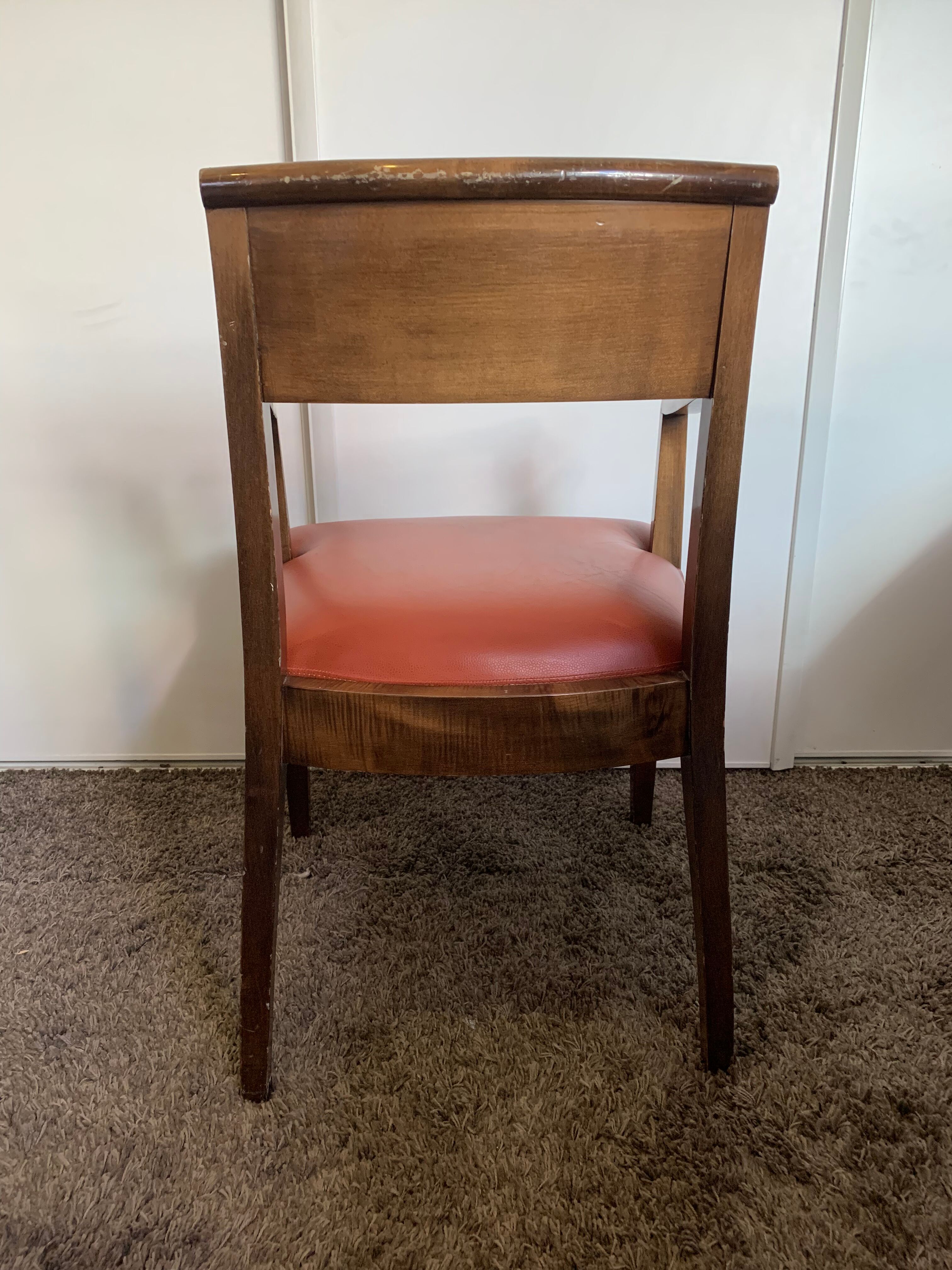 Armchair St James Cuir Muscat Clair