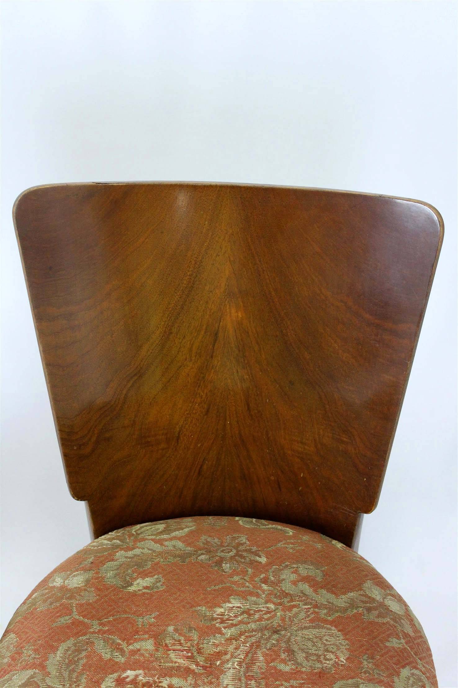 Art Deco H-214 Dining Chairs by Jindrich Halabala for UP Závody, 1950s, Set