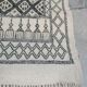 Tapis kilim blanc 155x80cm