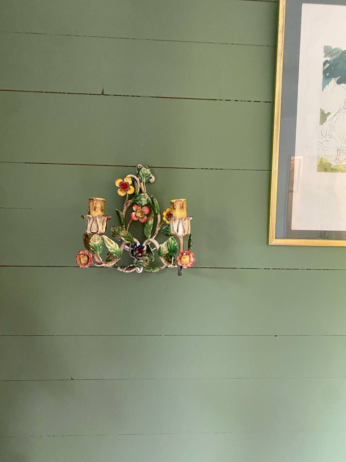 Pair of Italian wall lights