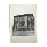 Illustration architecture Berlin 19th Villa Rauchstrasse