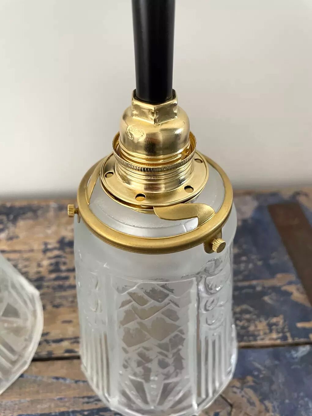 Pair of art deco wall lights