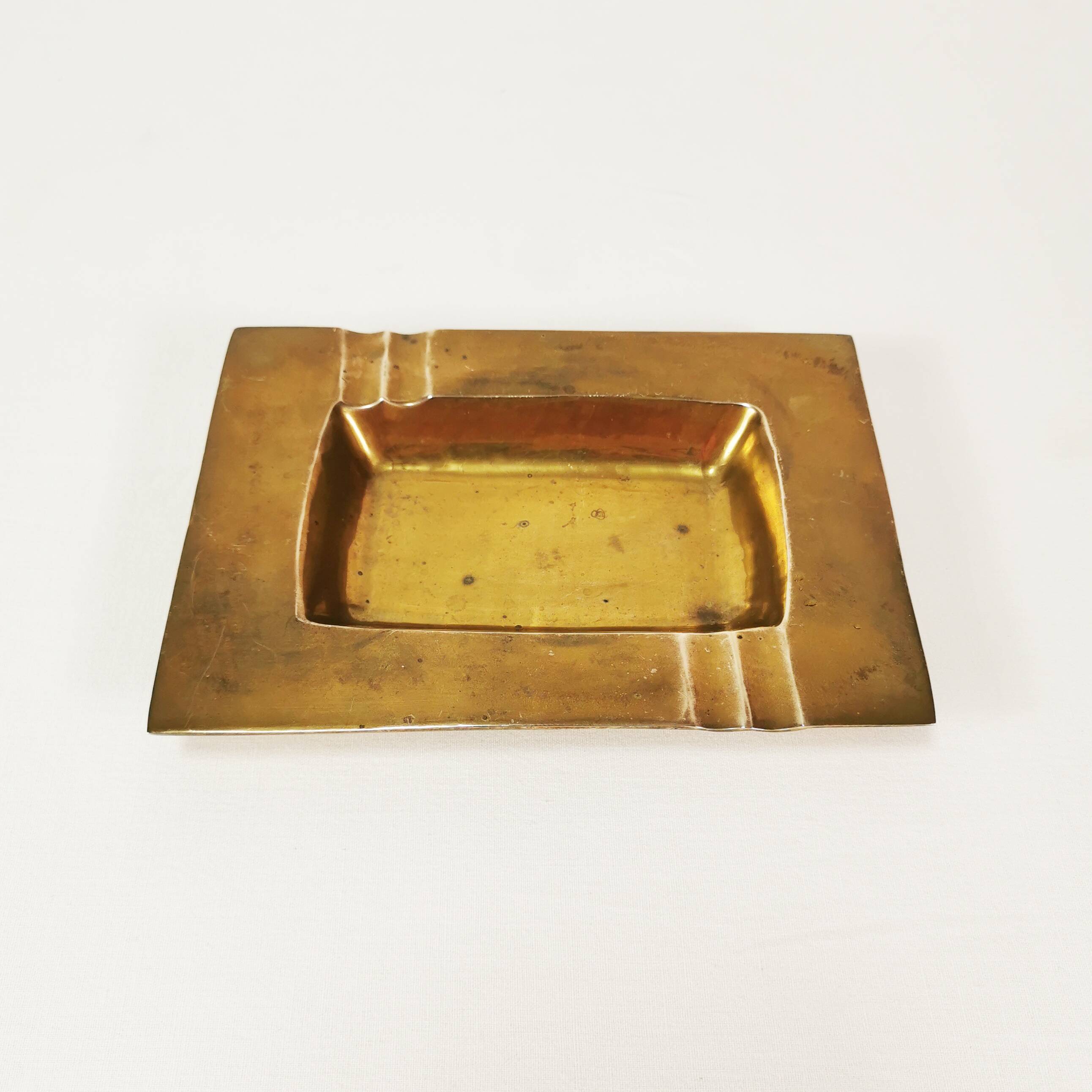Art Deco brass ashtray, Germany 1950s