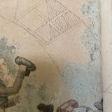 Original painting The Ventriloquist Naudet circa 1803