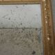 antique mercury mirror with gilded wood and stucco from the 19th century