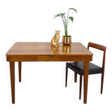 Table de salle à manger extensible design vintage Halabala