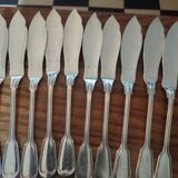 Ercuis silver-plated fish cutlery