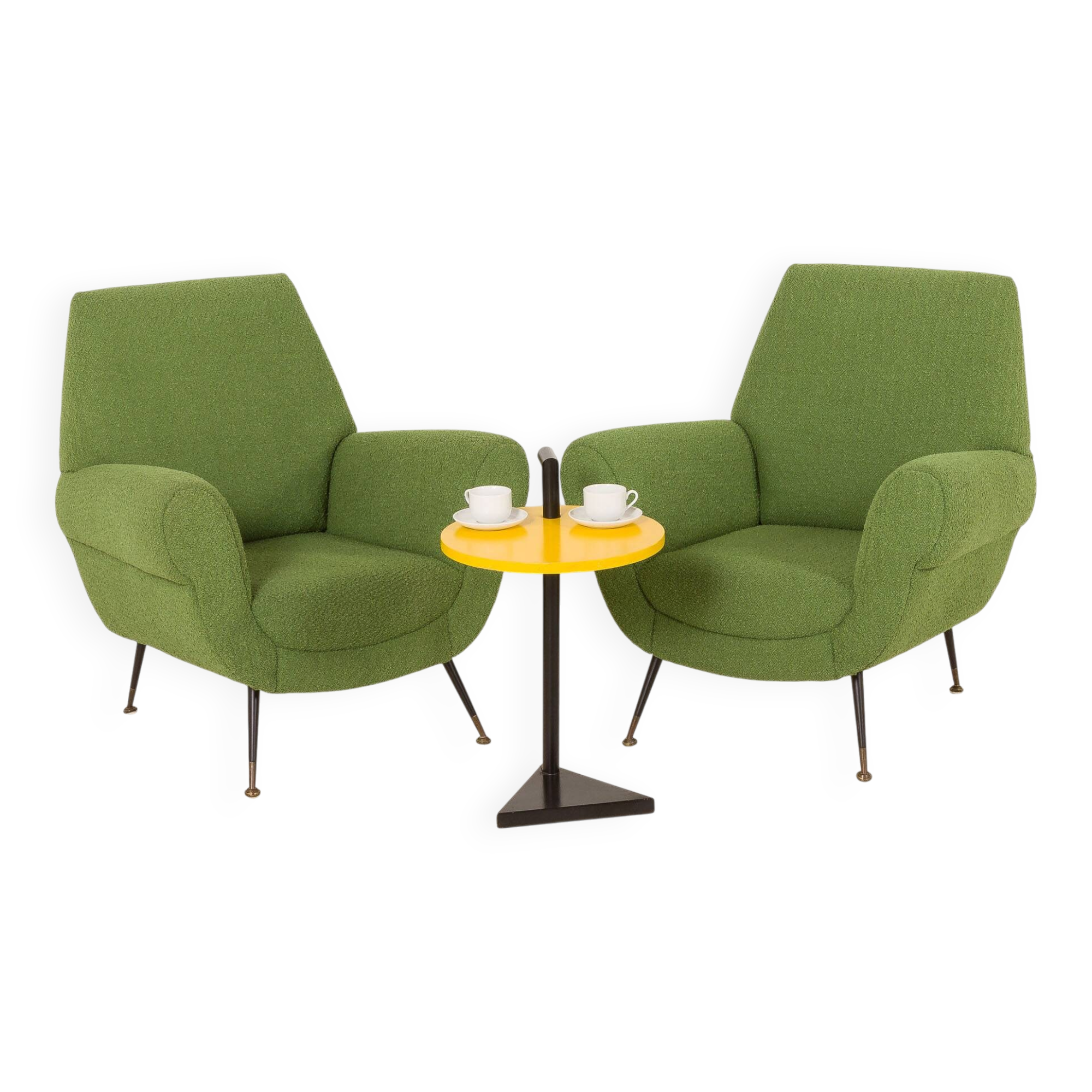 Gigi Radice attr. to lounge chairs, set of two, 1960s