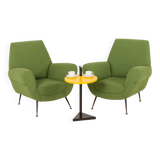 Gigi Radice attr. to lounge chairs, set of two, 1960s