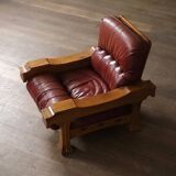 Hussar lounge chair by Luciano Frigerio, Italy 1970s