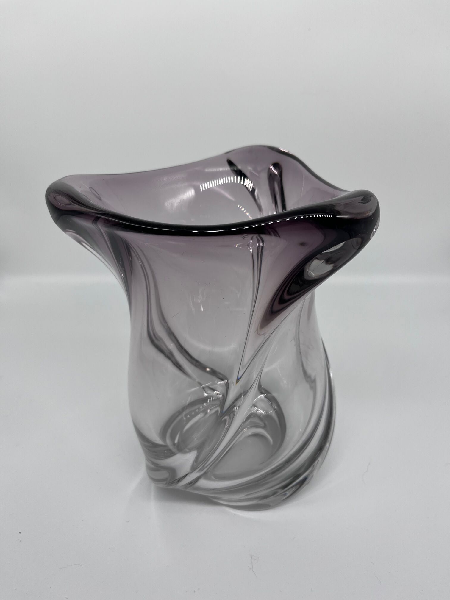 Crystal vase Val Saint Lambert