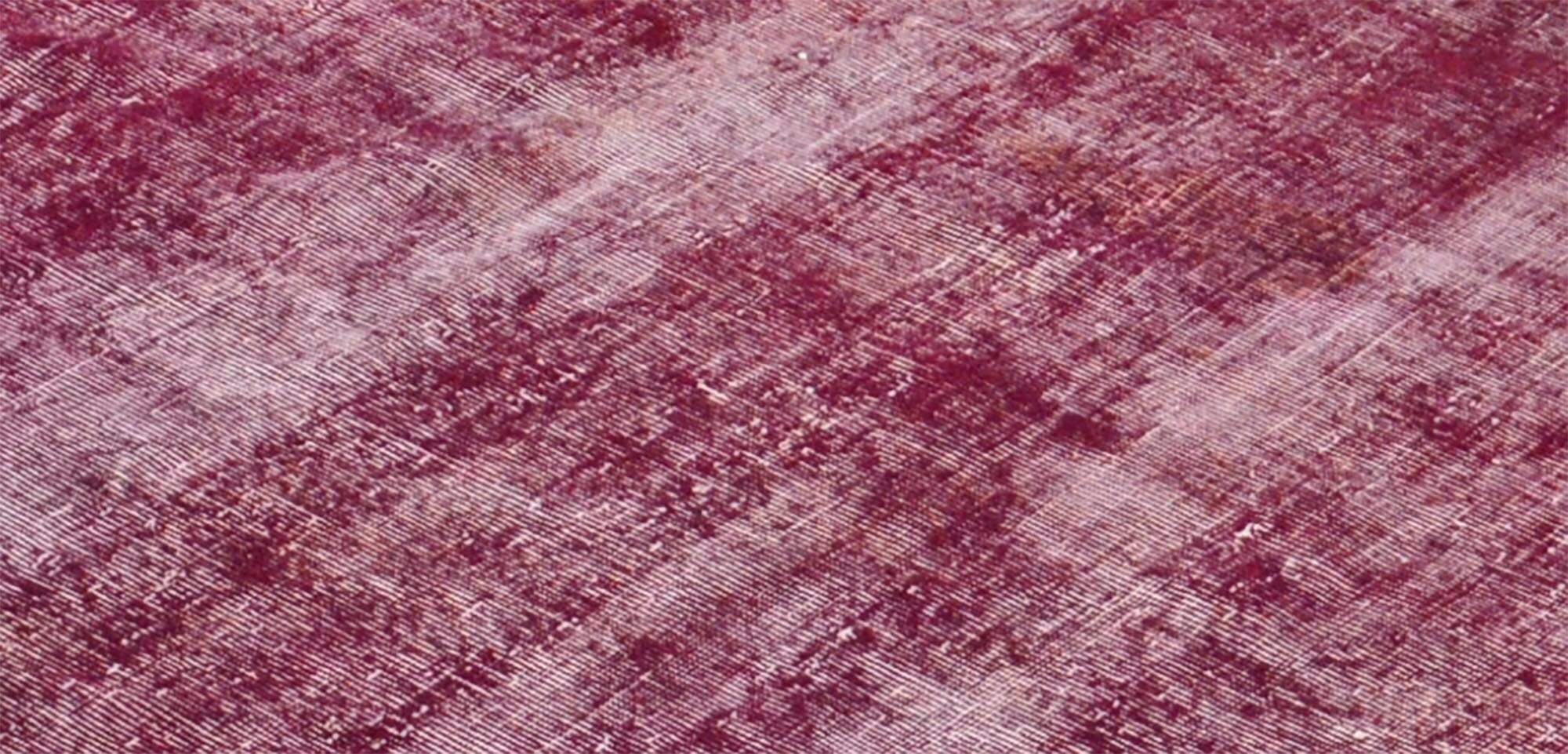 One-of-a-kind turkish handwoven vintage rug - rustic vintage charm 265x 140