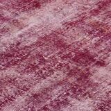 One-of-a-kind turkish handwoven vintage rug - rustic vintage charm 265x 140