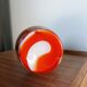 Vetreria Barbieri vase from Empoli in Italy in opaline glass from Florence
