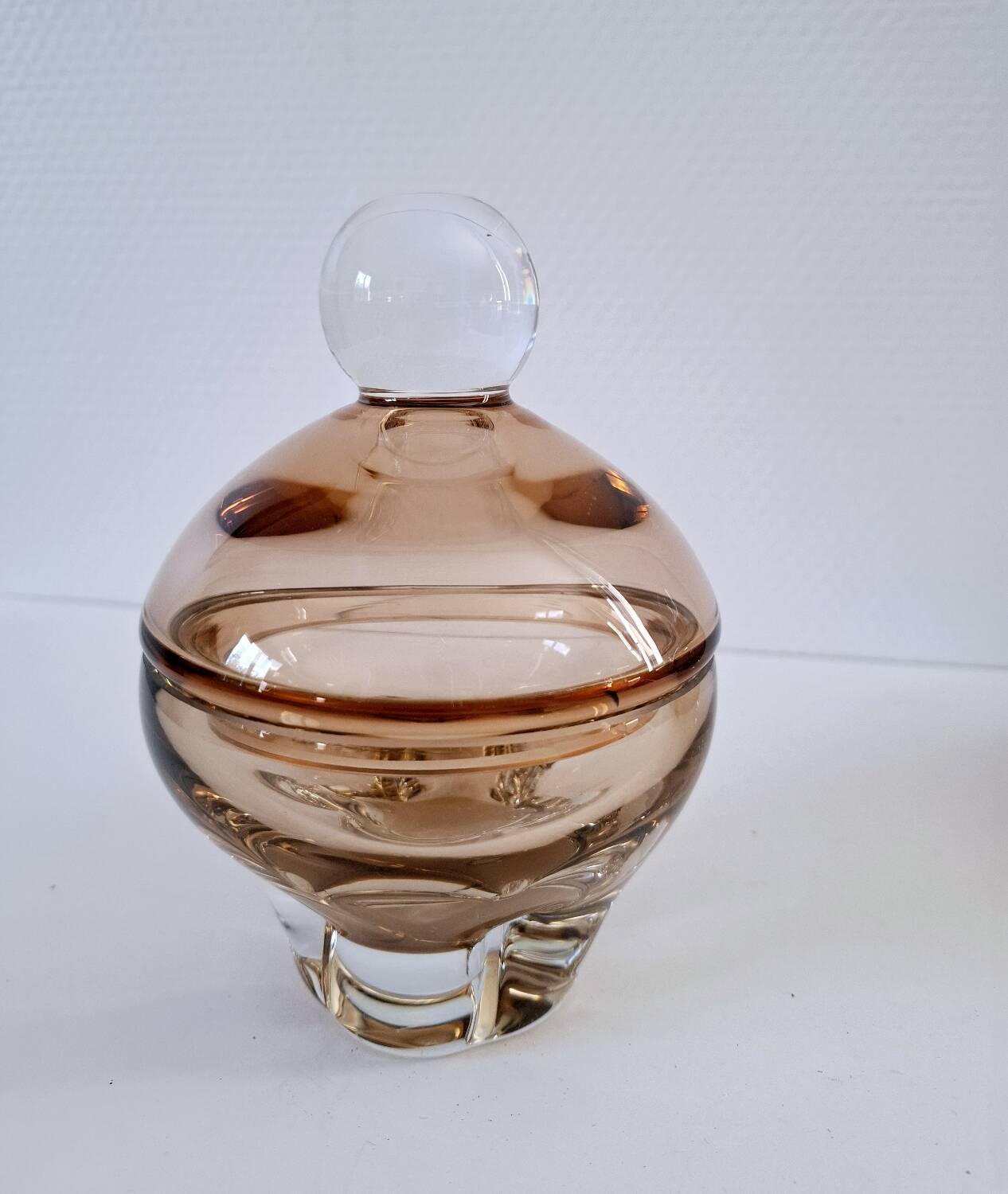 A pair of submerged glassware from the 1940s.