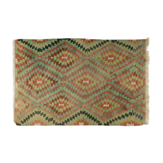 Tapis kilim anatolien fait à la main 248 cm x 154 cm