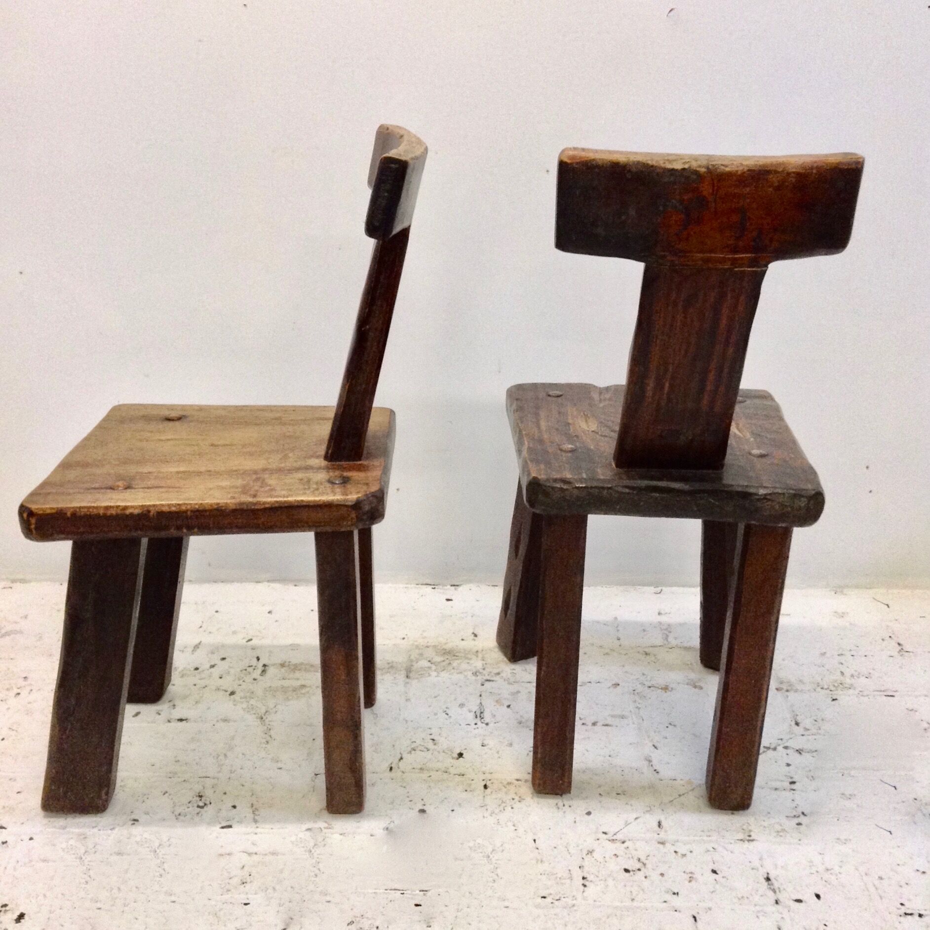 Brutalist chairs