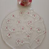 Cherry blossom glass pie dish