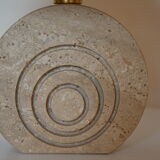 Travertine bedside lamp